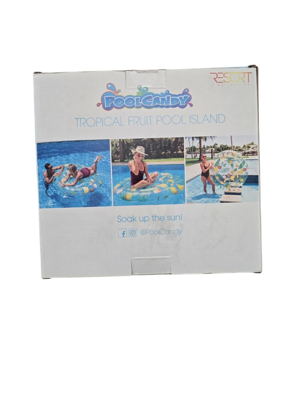 PoolCandy Tropical Fruit Jumbo Pool Float 60" Resort Collection NIB Summer Pool - Picture 3 of 8